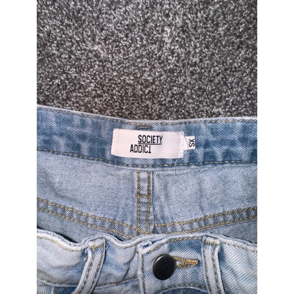 Society Addict‎ Women's Denim Shorts - Picture 2 of 6